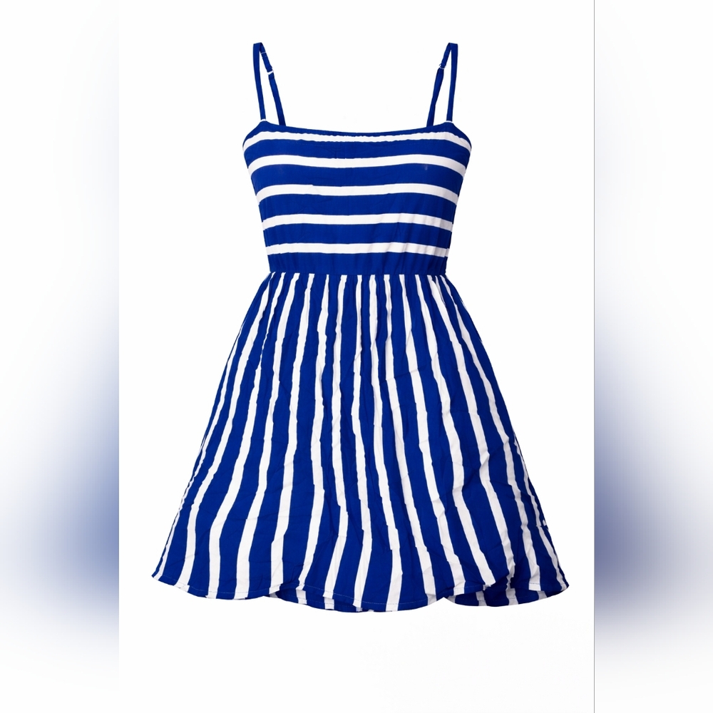 Tommy Hilfiger Blue and White Striped Blouse